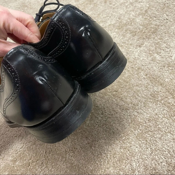 JOSEPH CHEANEY Black Leather Oxford Dress Shoes size 11 - Picture 12 of 15